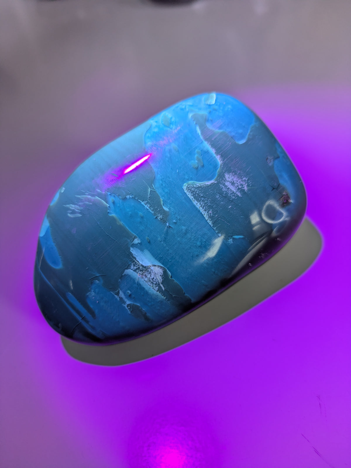 Blue amber freeform