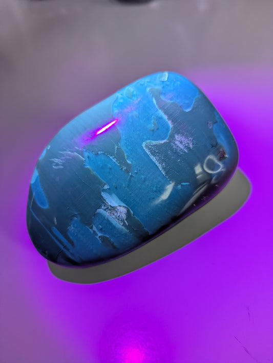 Blue amber freeform