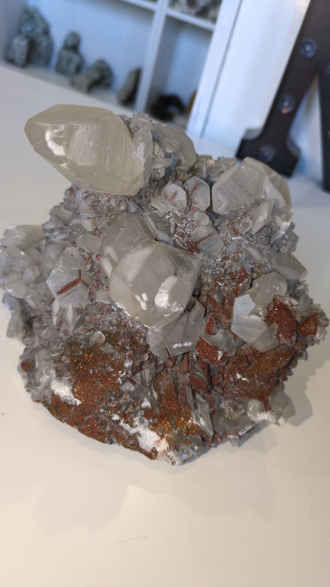 XL calcite & Calcopyrite ✨