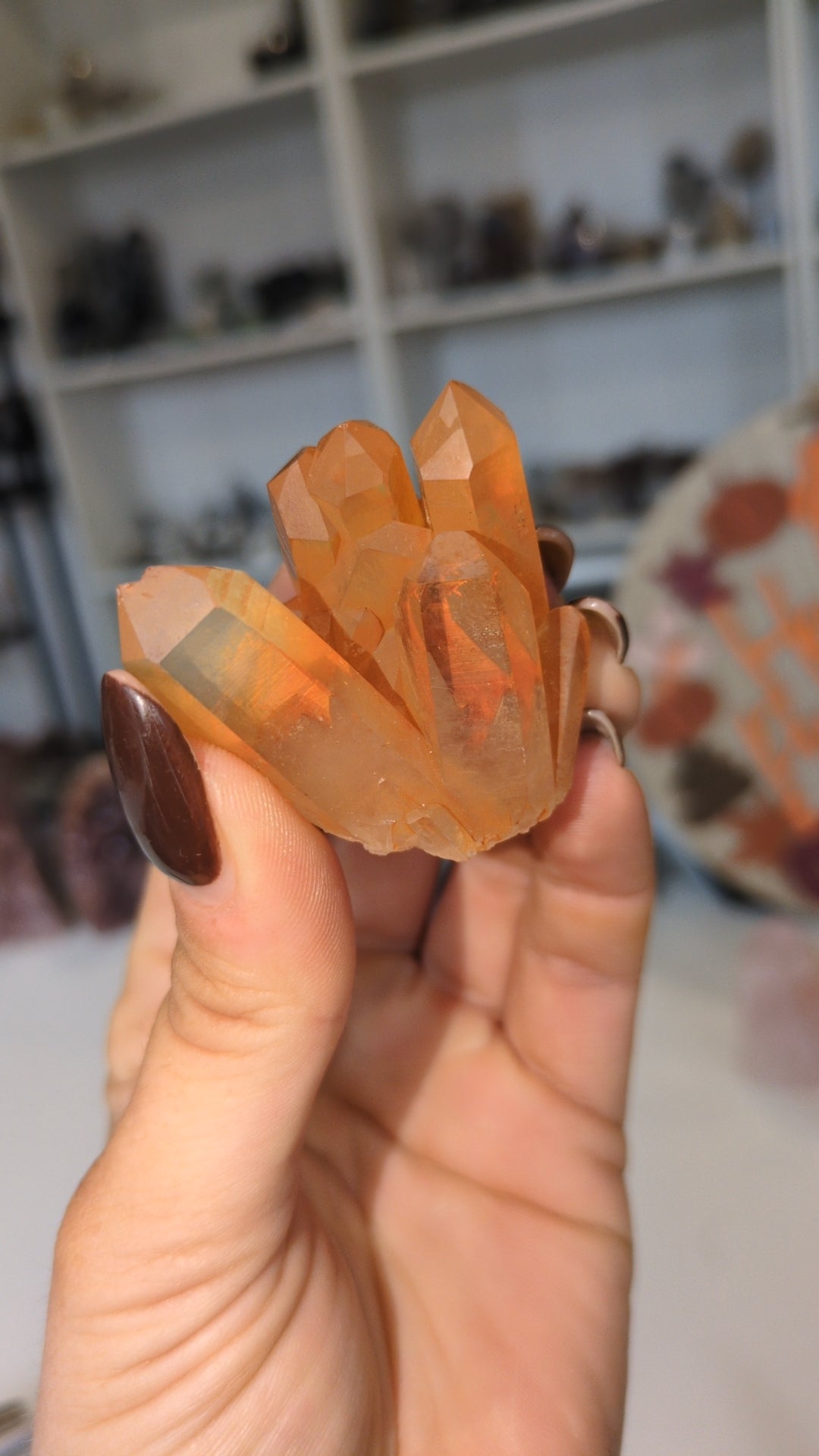 Tangerine quartz from Brazil ✨