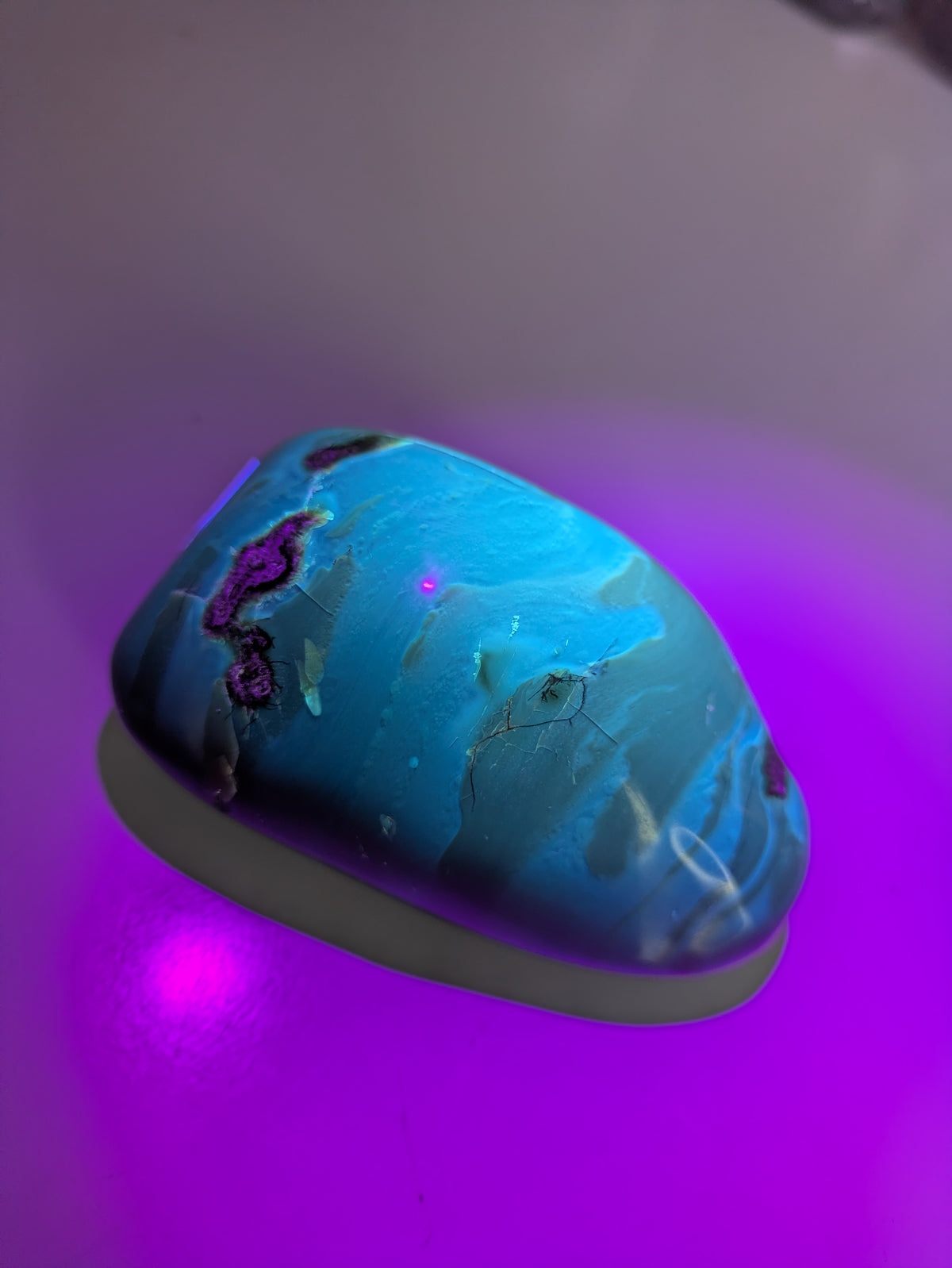 Blue amber freeform