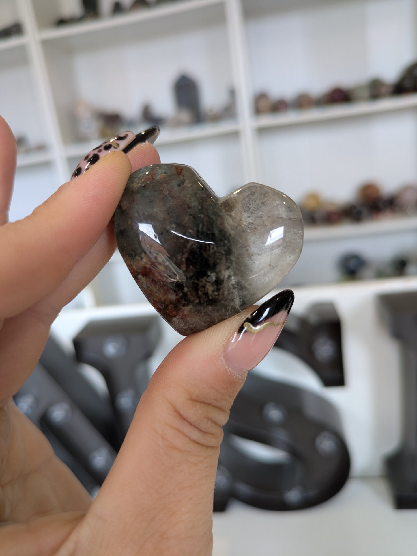 Garden quartz heart 💚