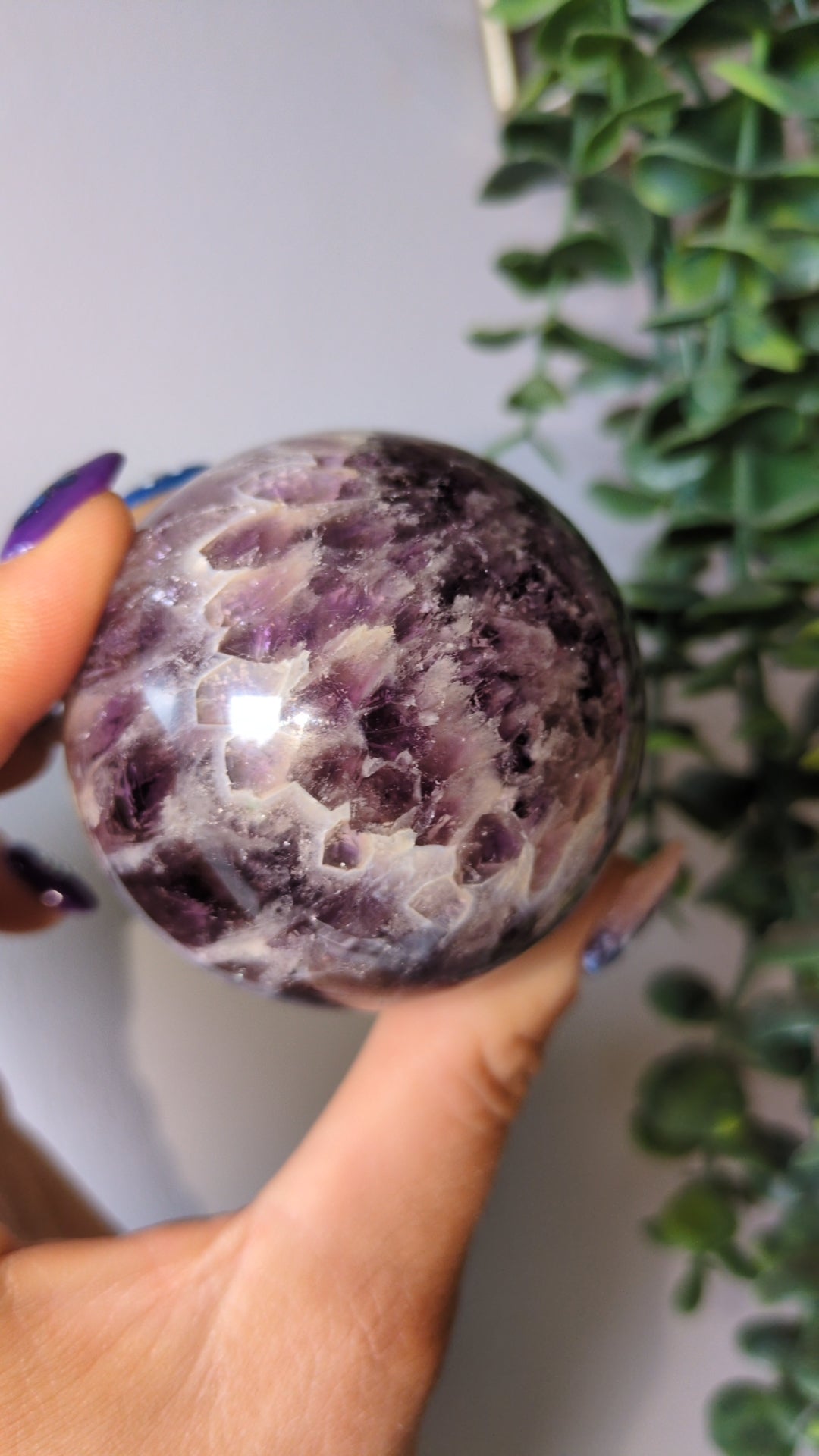 Feather amethyst sphere ✨ B