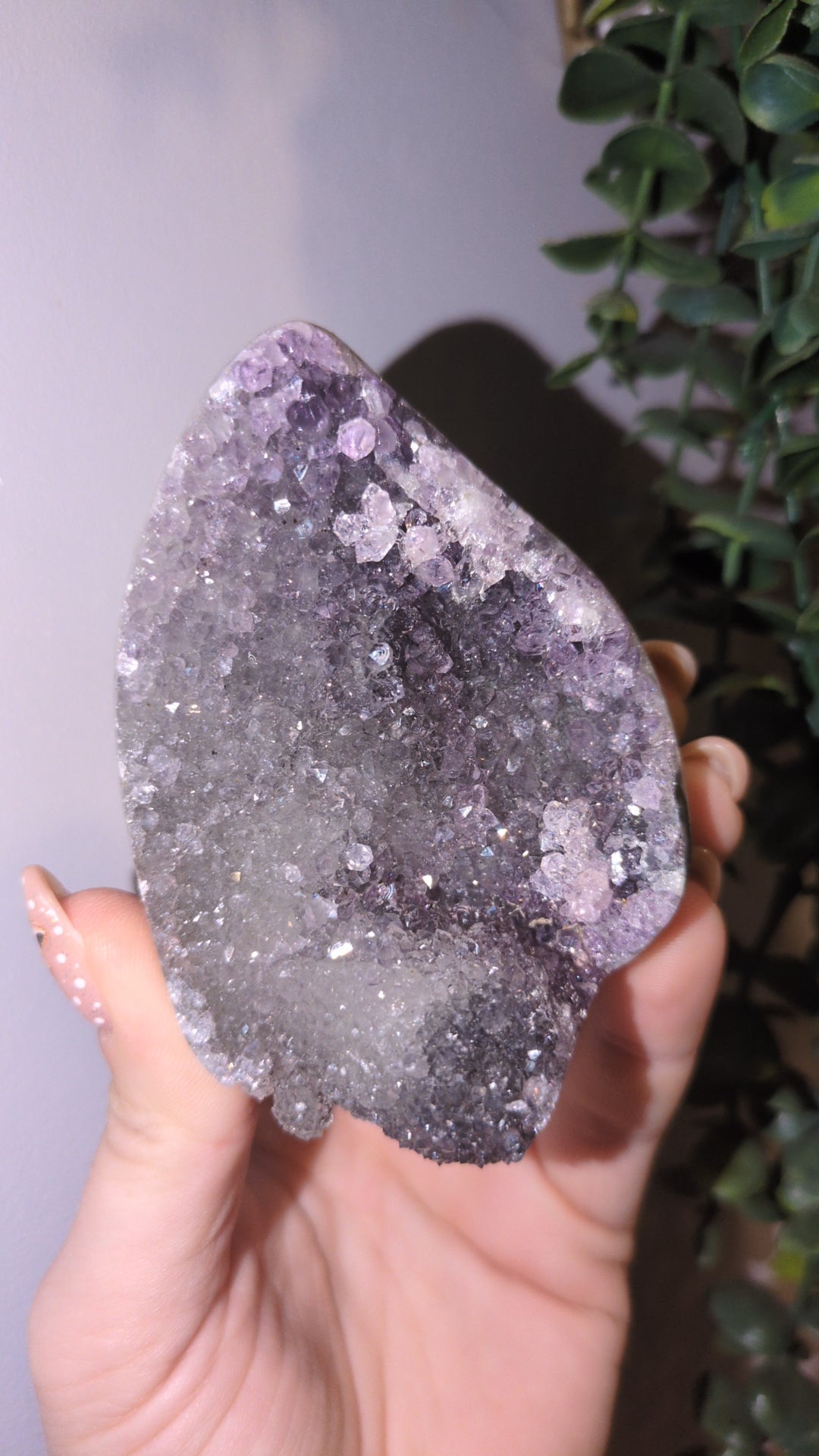 Two tone amethyst cut base ✨