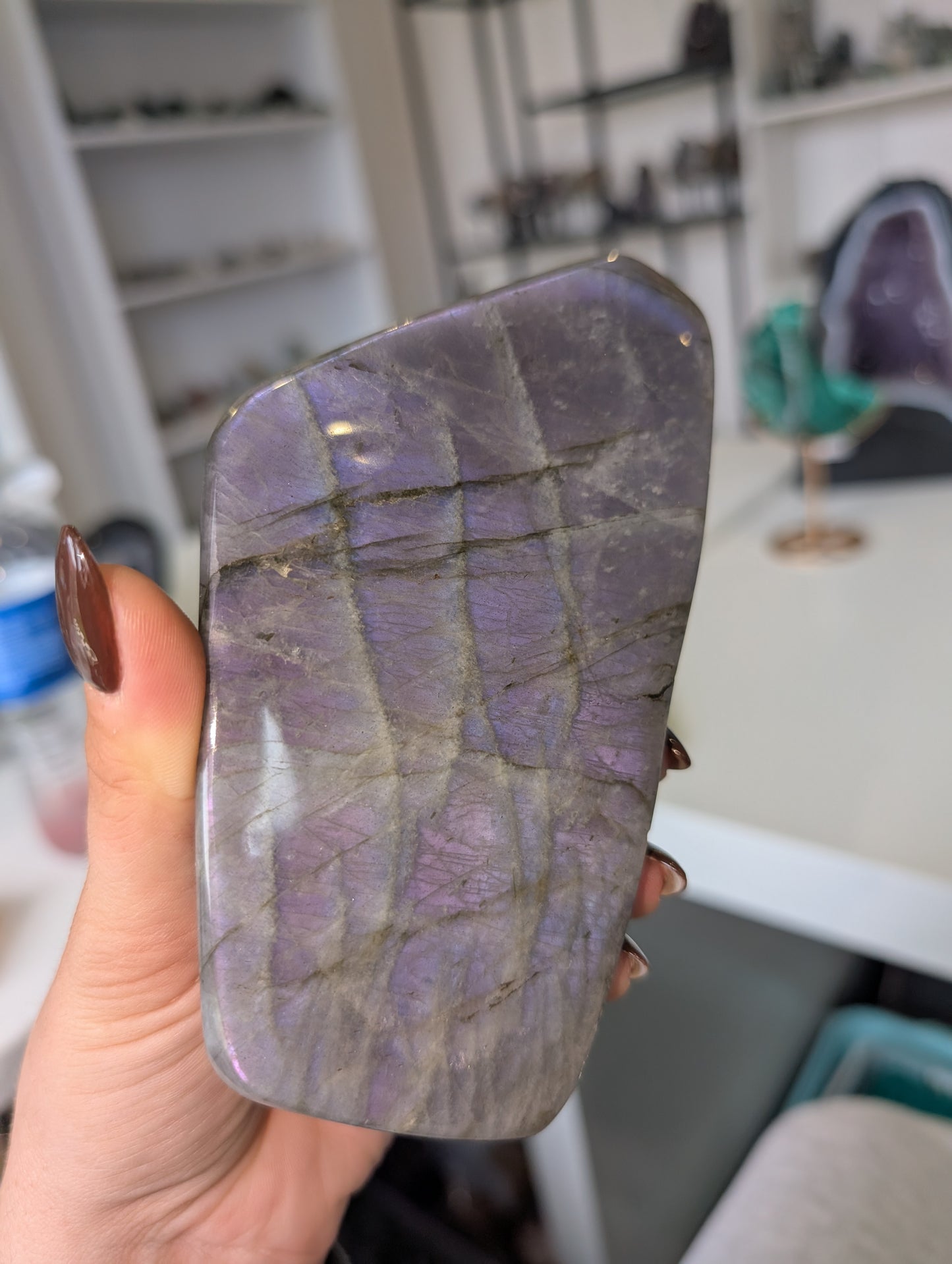 Blue& purple Labradorite freeform ✨
