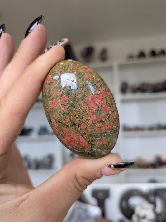 Unakite palm ✨