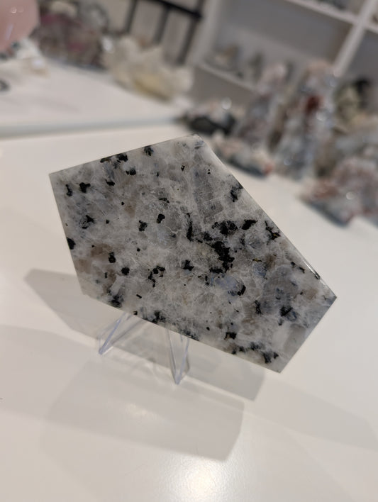 Rainbow moonstone slab (26A)