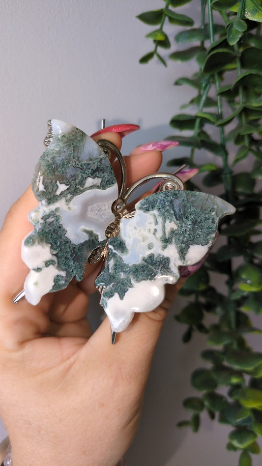 Moss agate butterfly 🦋