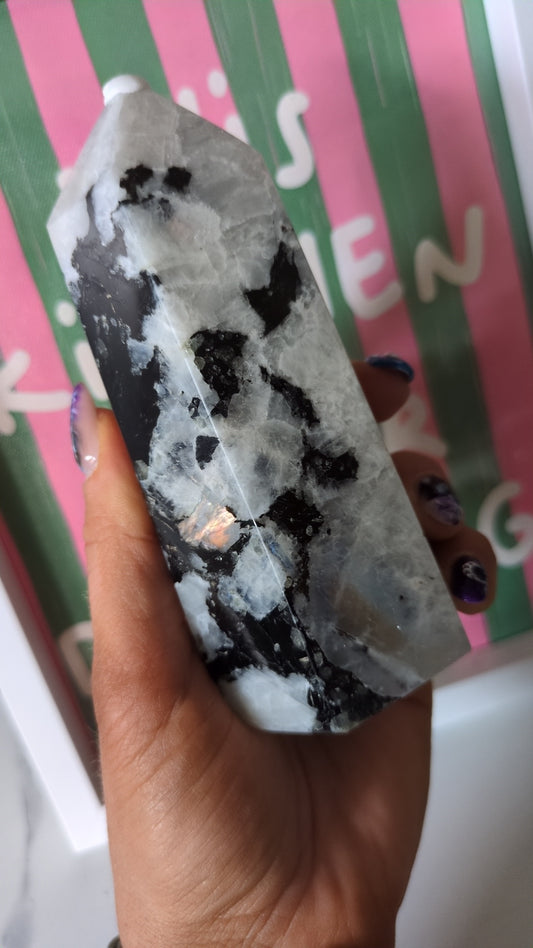 Chunky rainbow moonstone tower ✨ B
