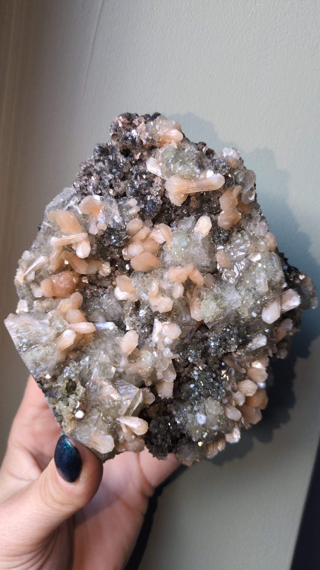New Stilbite and Calcite specimen ✨ J