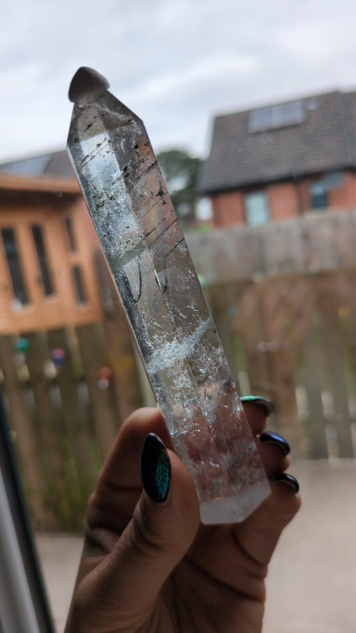Garden quartz tower