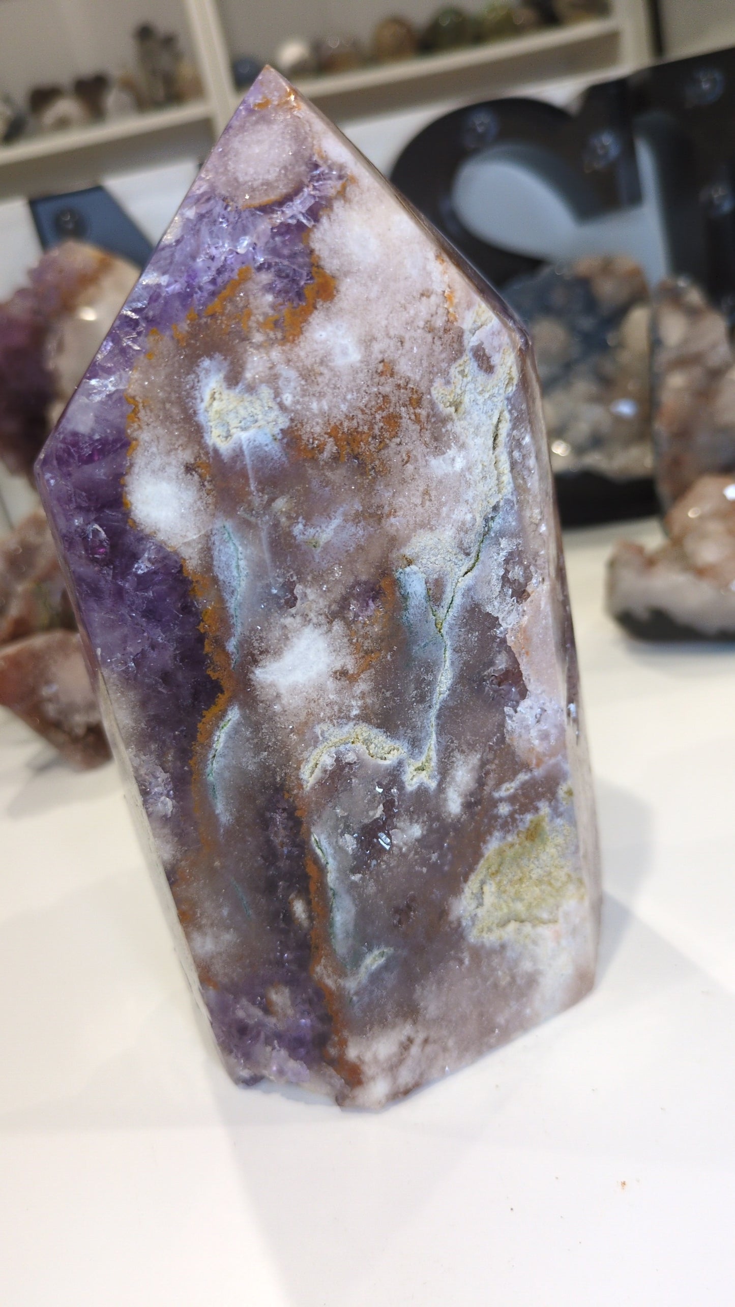 XL high quality Pink amethyst tower ✨