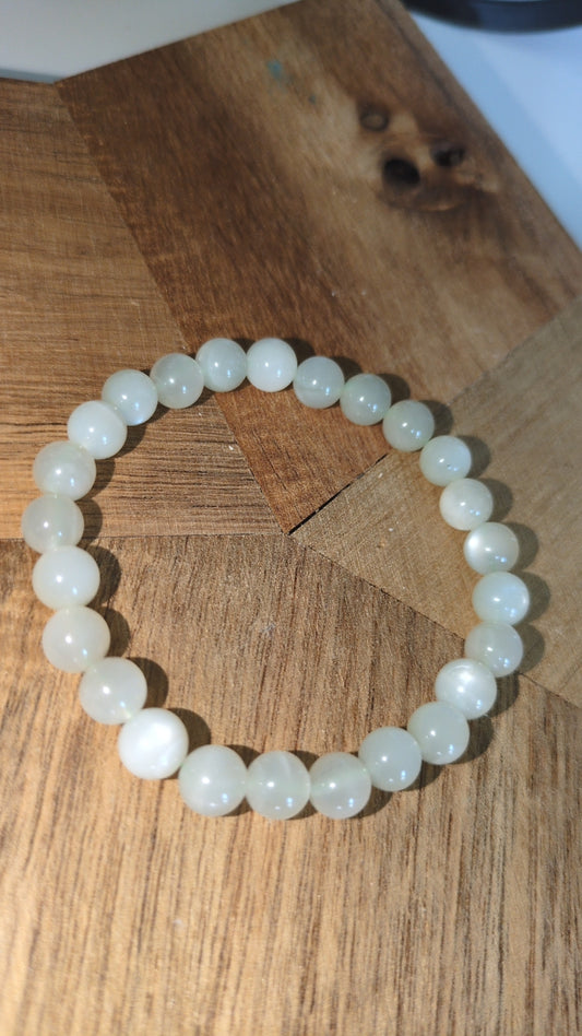 Green moonstone bracelet ✨