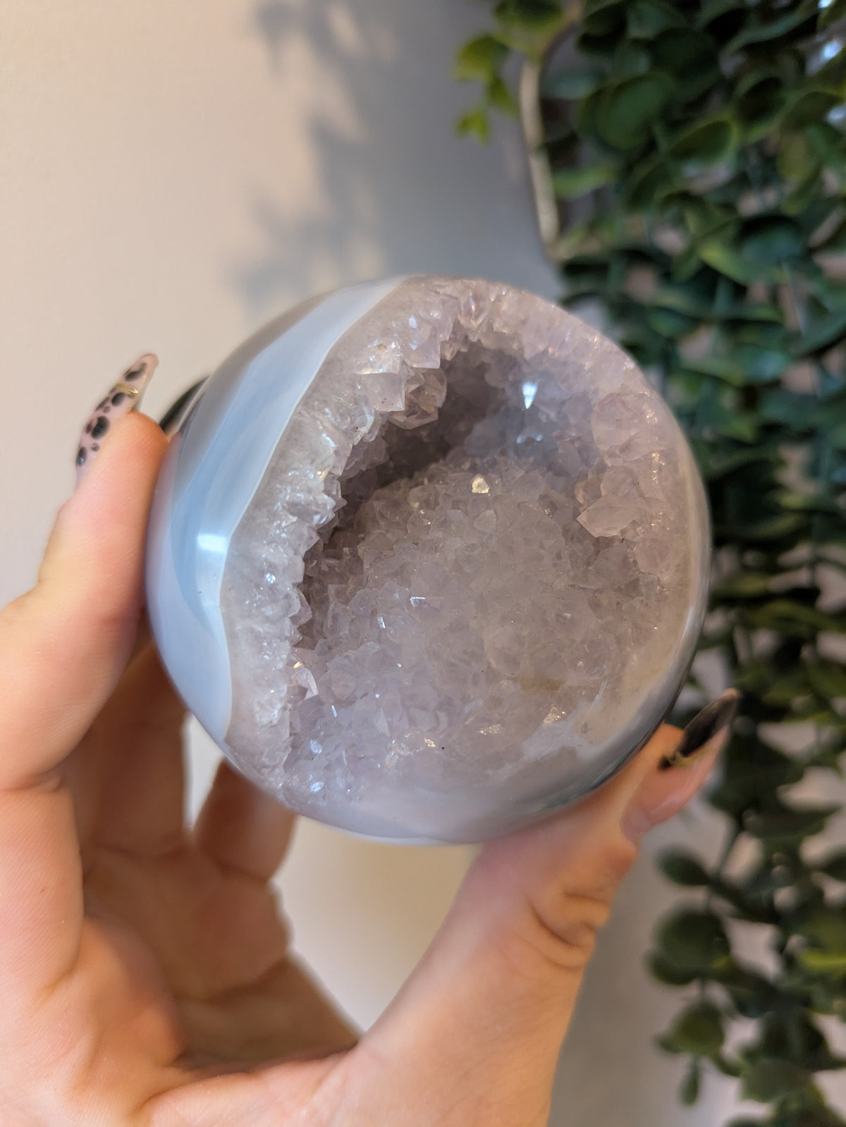Druzy agate sphere ✨ D