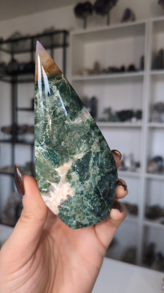 Agate/ Jasper teardrop A ✨