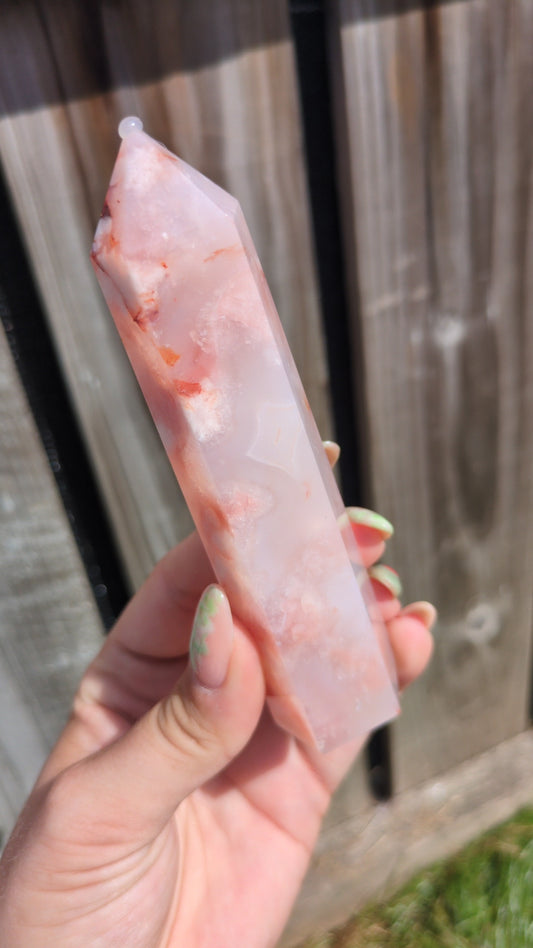 Flower agate X carnealian ✨A