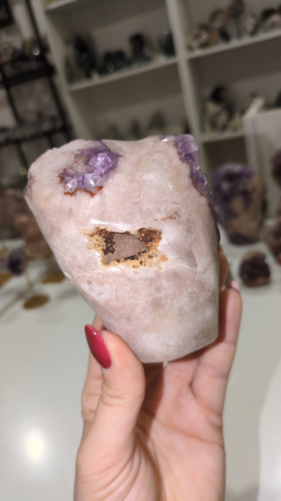 Pink amethyst freeform ✨ A