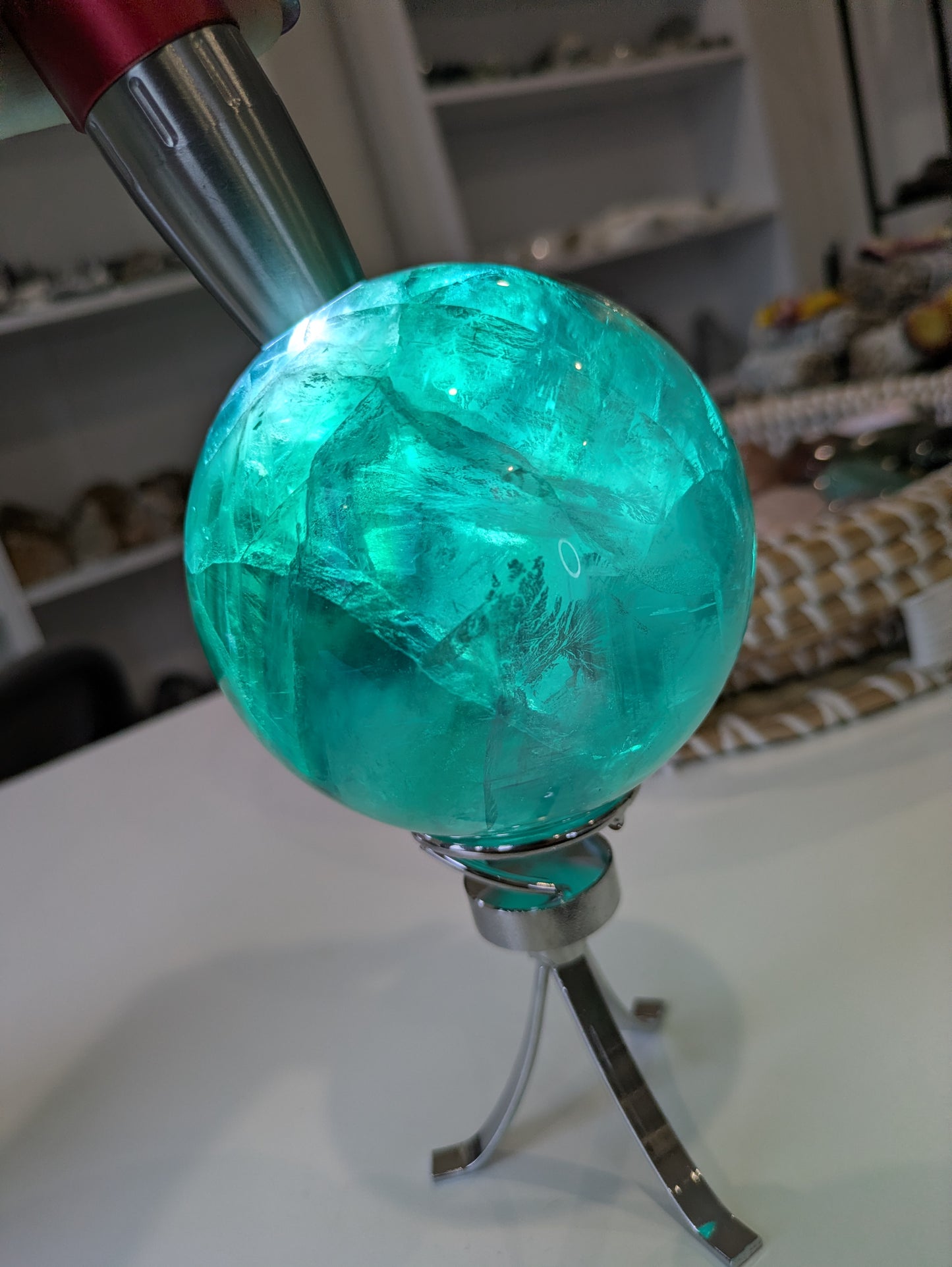 New large flourite sphere ✨