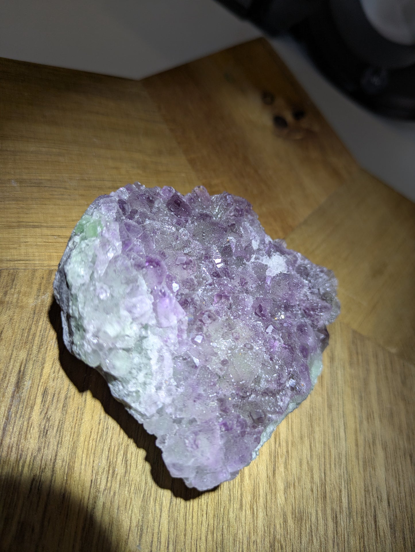 Purple & green flourite specimen ✨