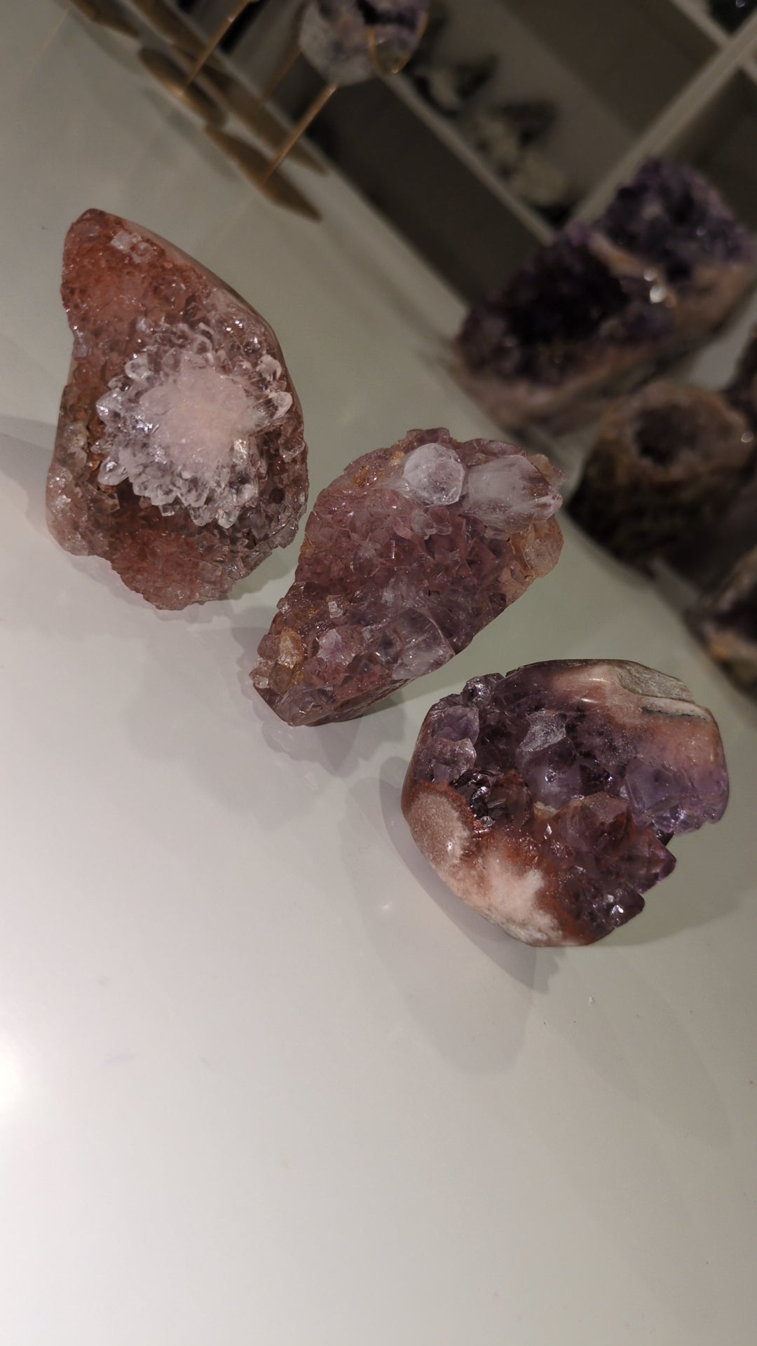 HQ small pink/purple amethyst freeforms Pic N Mix ✨