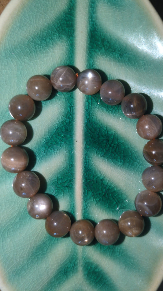 Sunstone & moonstone bracelet
