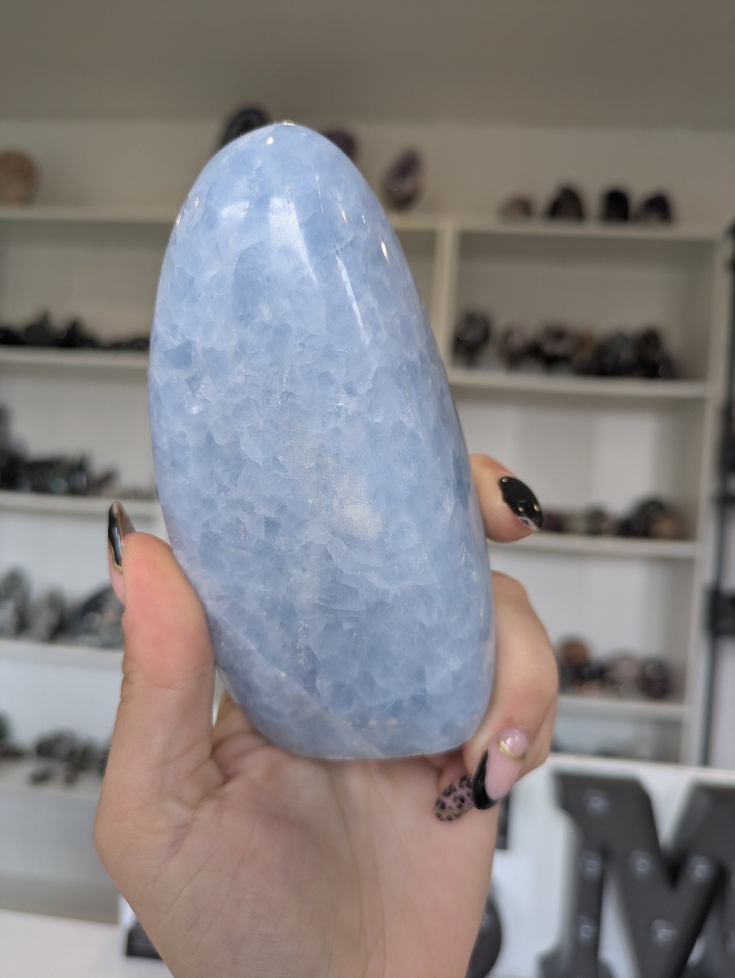 Blue calcite freeform ✨