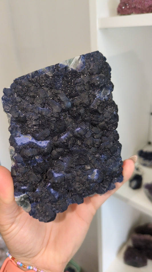 Large blueberry flourite raw ✨