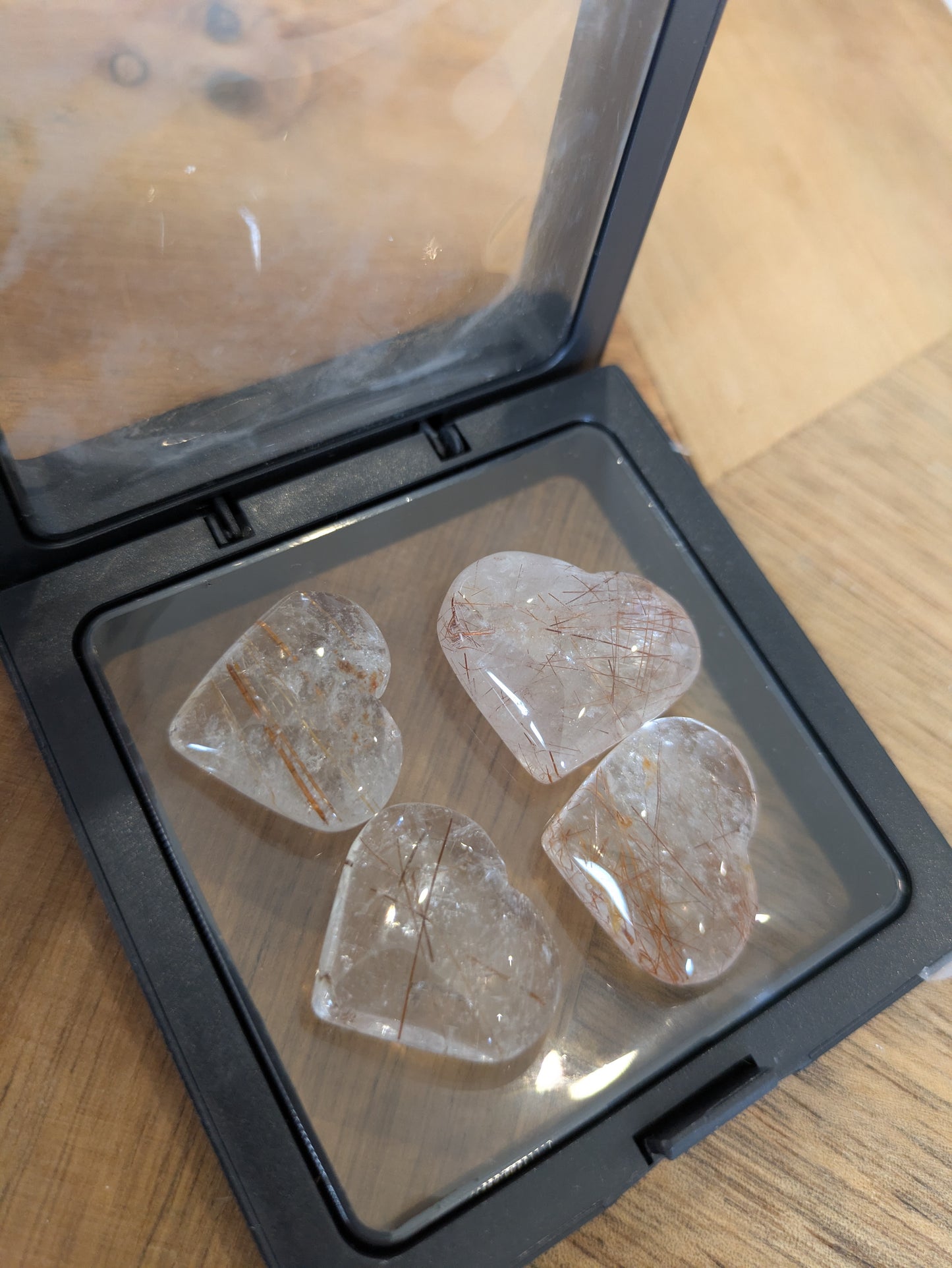 Mini rutile hearts 💓