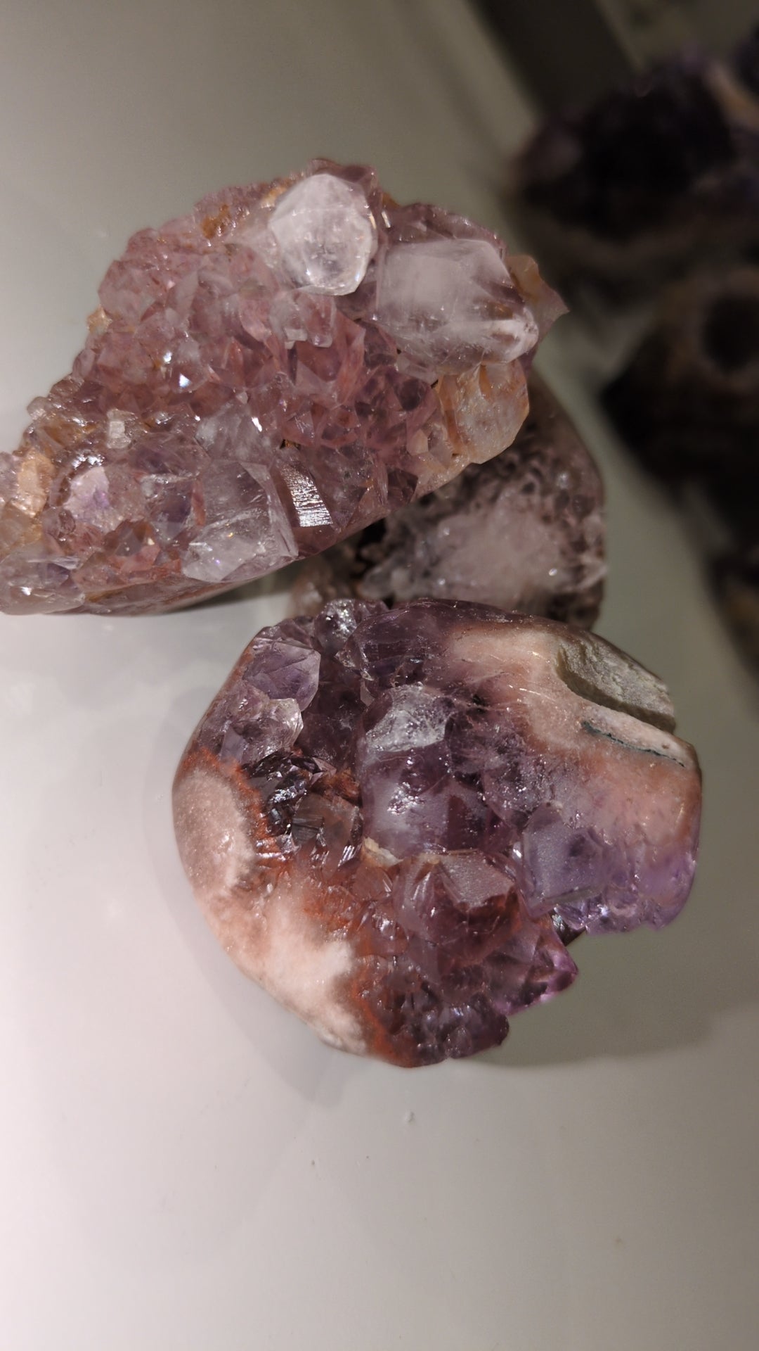 HQ small pink/purple amethyst freeforms Pic N Mix ✨