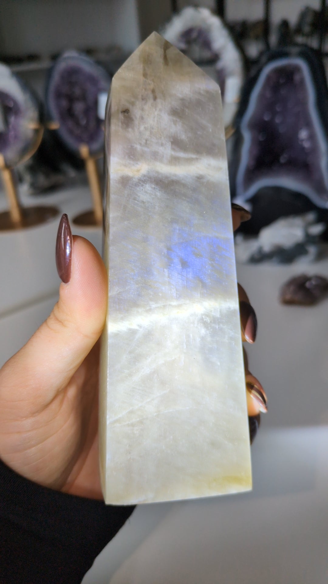 Moonstone tower with blue flash ✨