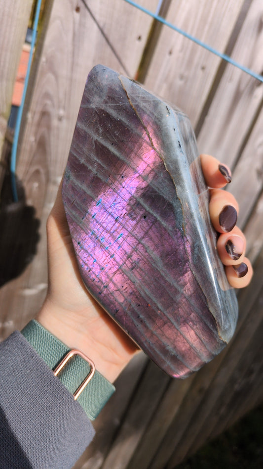 Purple& pink labradorite FF ✨