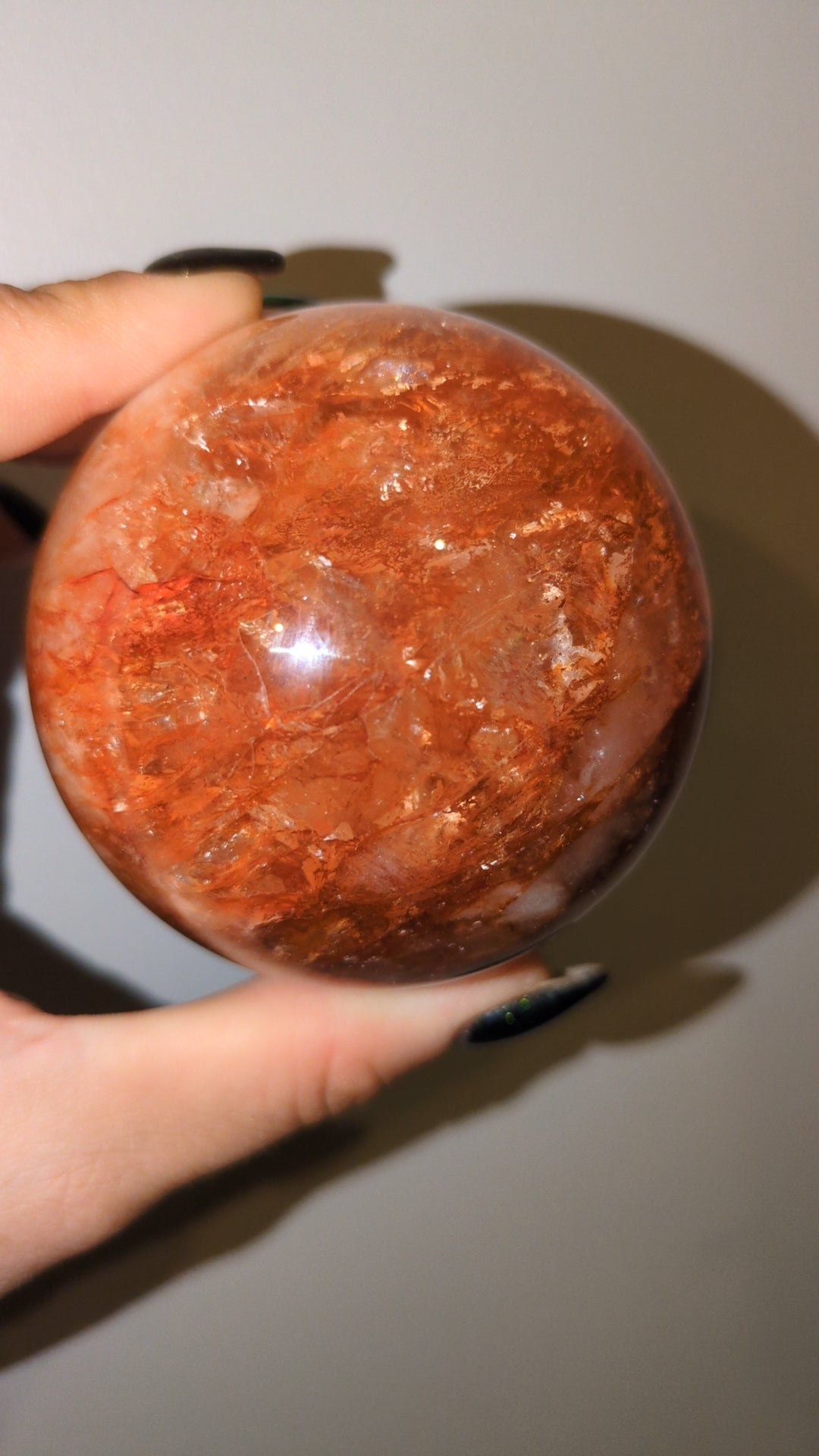 Rainbow fire quartz sphere ✨ B