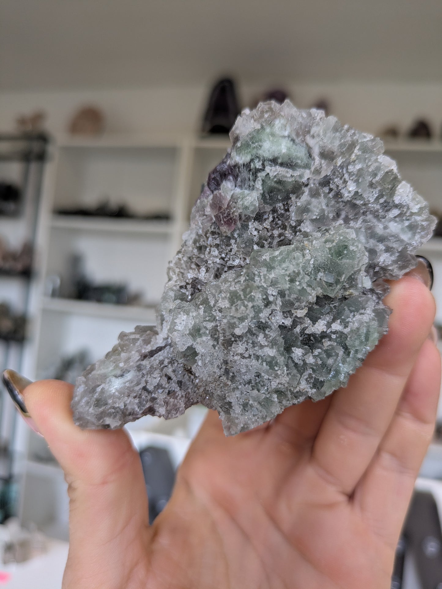 Green&purple sugar flourite ✨