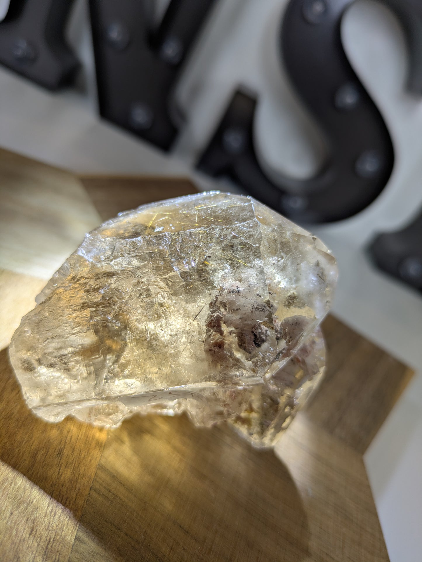 Raw Smokey rutile ✨