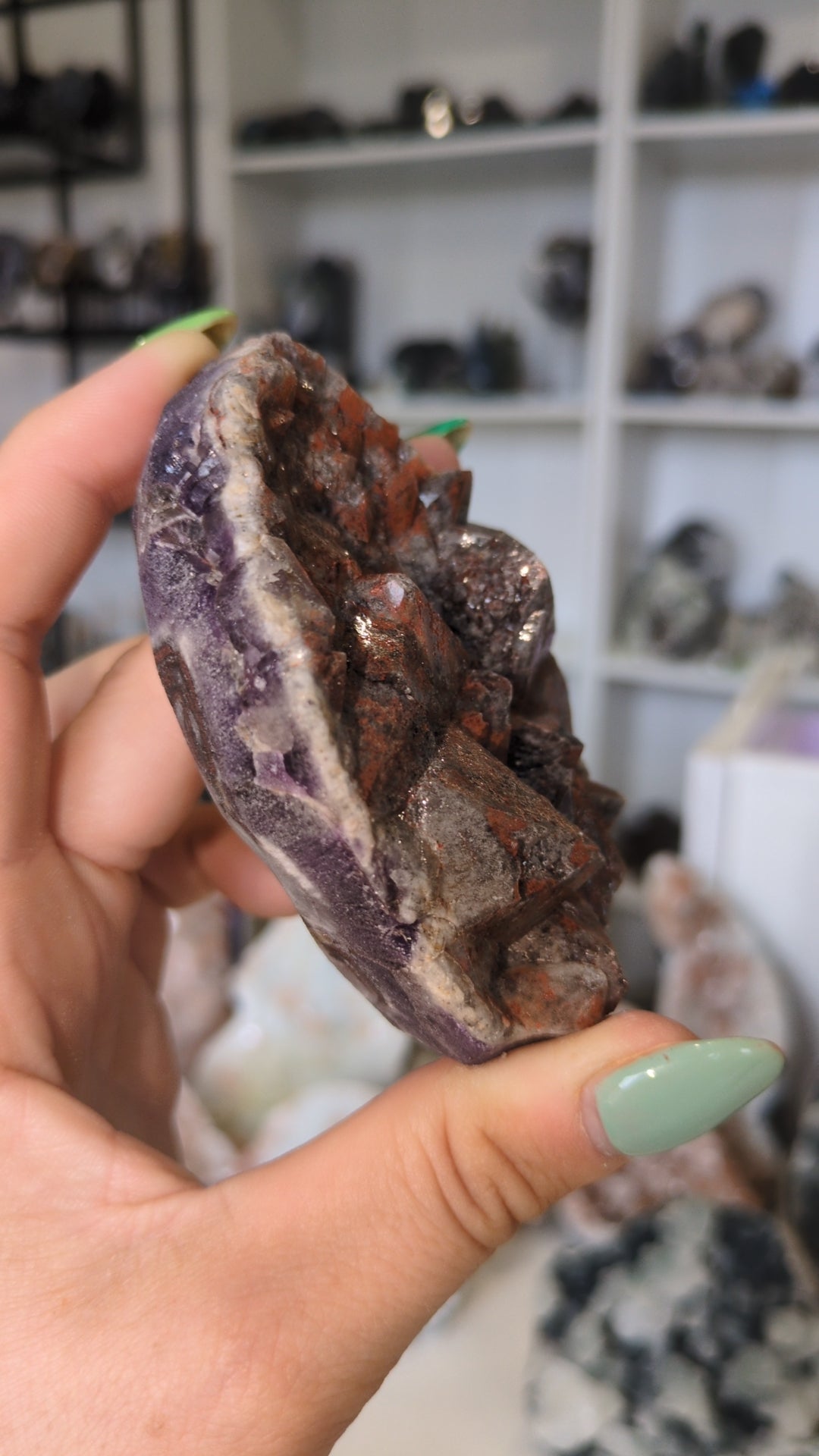 Amethyst with Hematite ✨ H