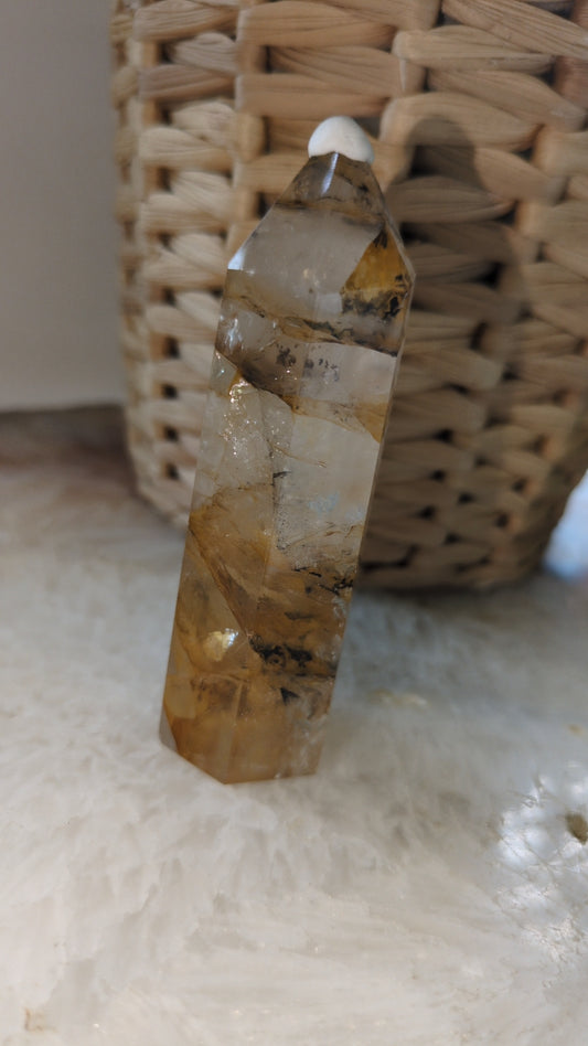 Golden healer with dentrite Inclusions