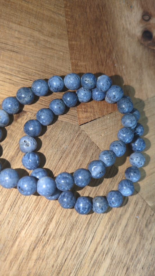 Blue coral bracelet ✨