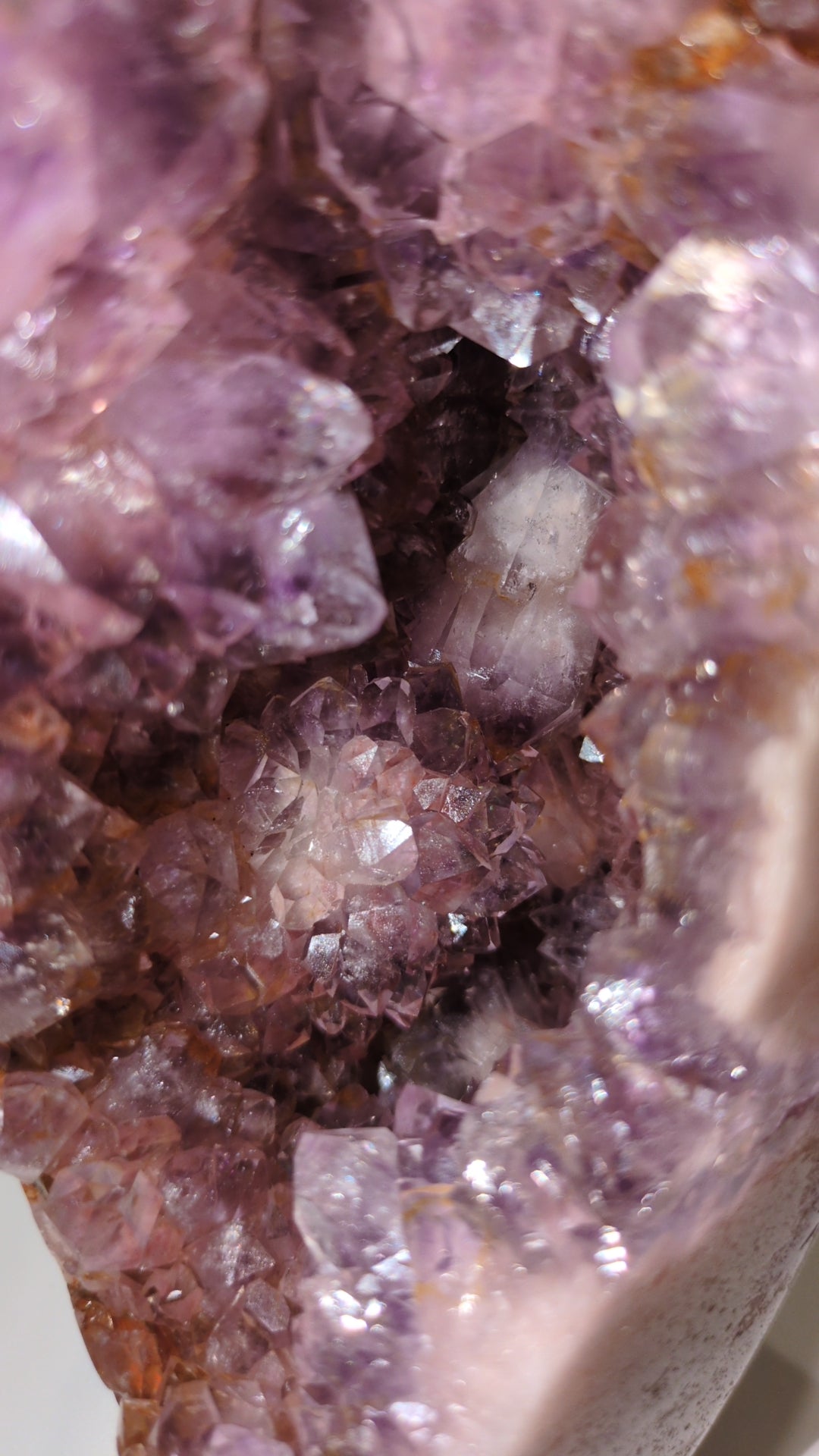 XL druzy Pink amethyst freeform ✨