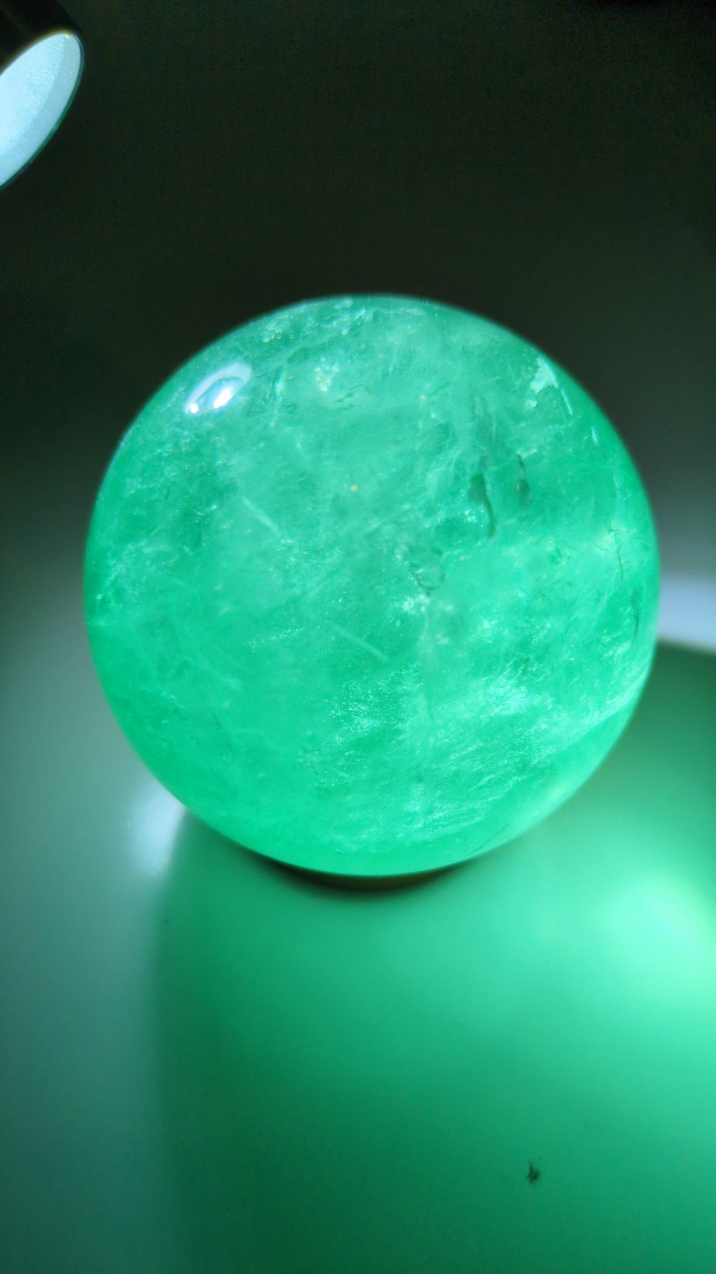 Baja blast green flourite sphere A ✨