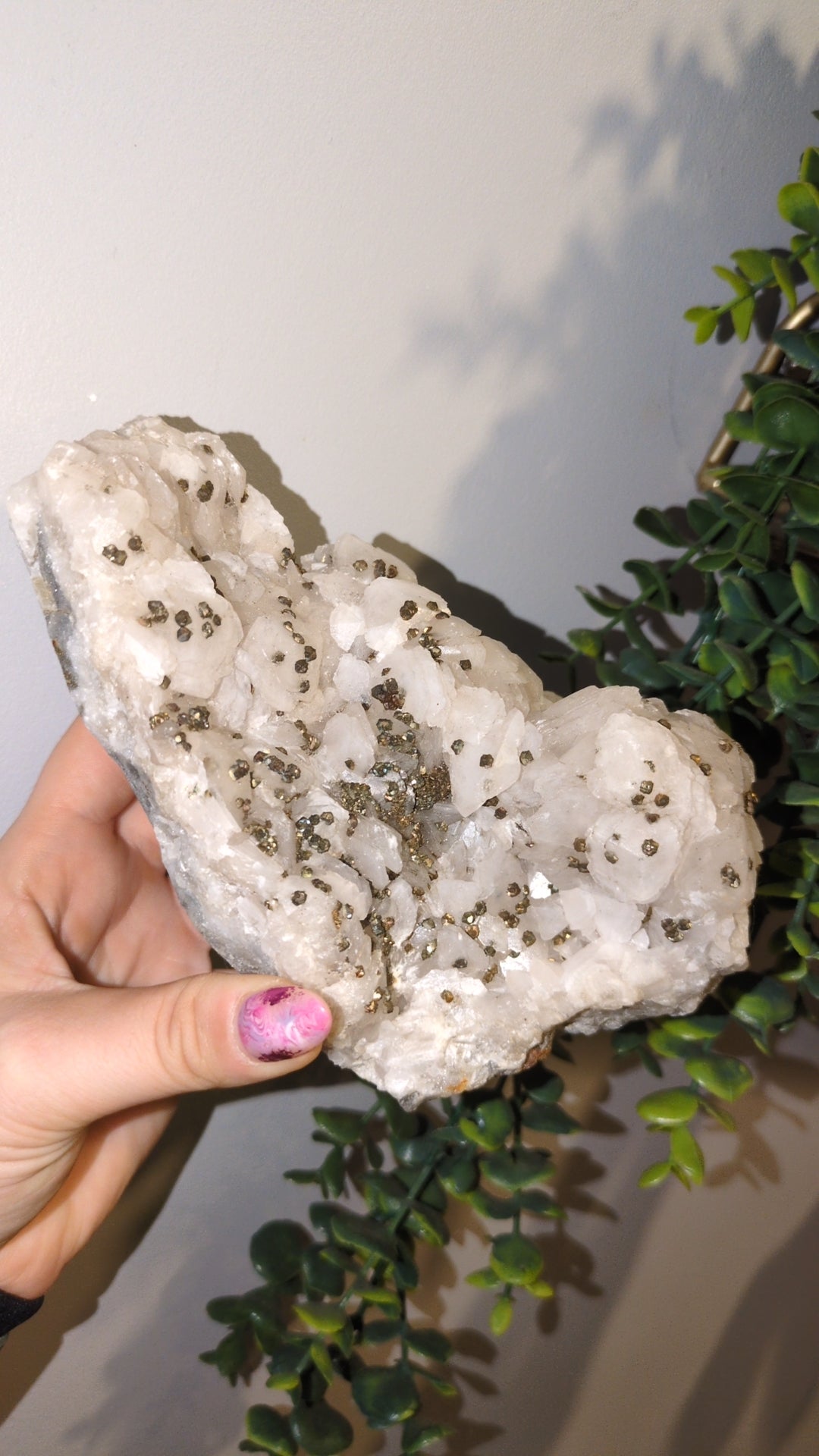 Large calcite& pyrite specimen ✨