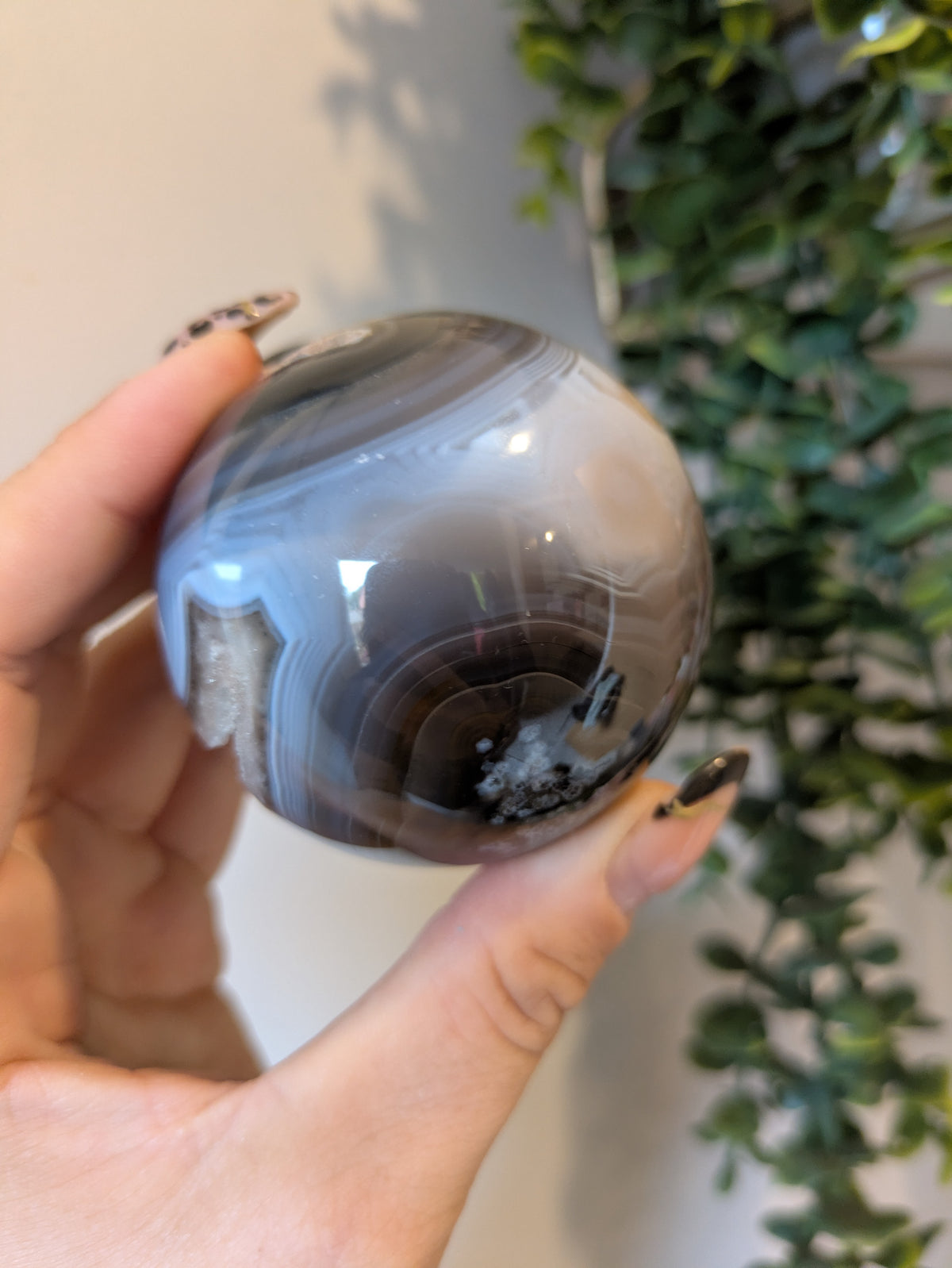 Druzy agate sphere ✨ B