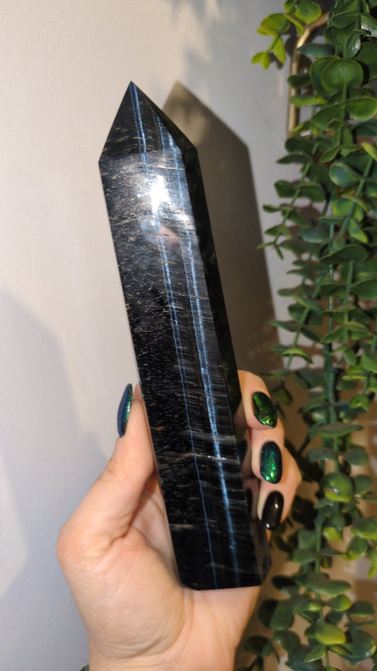 Blue tigers eye tower ✨
