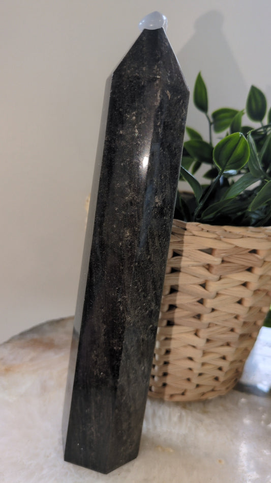 Large golden sheen obsidian ✨