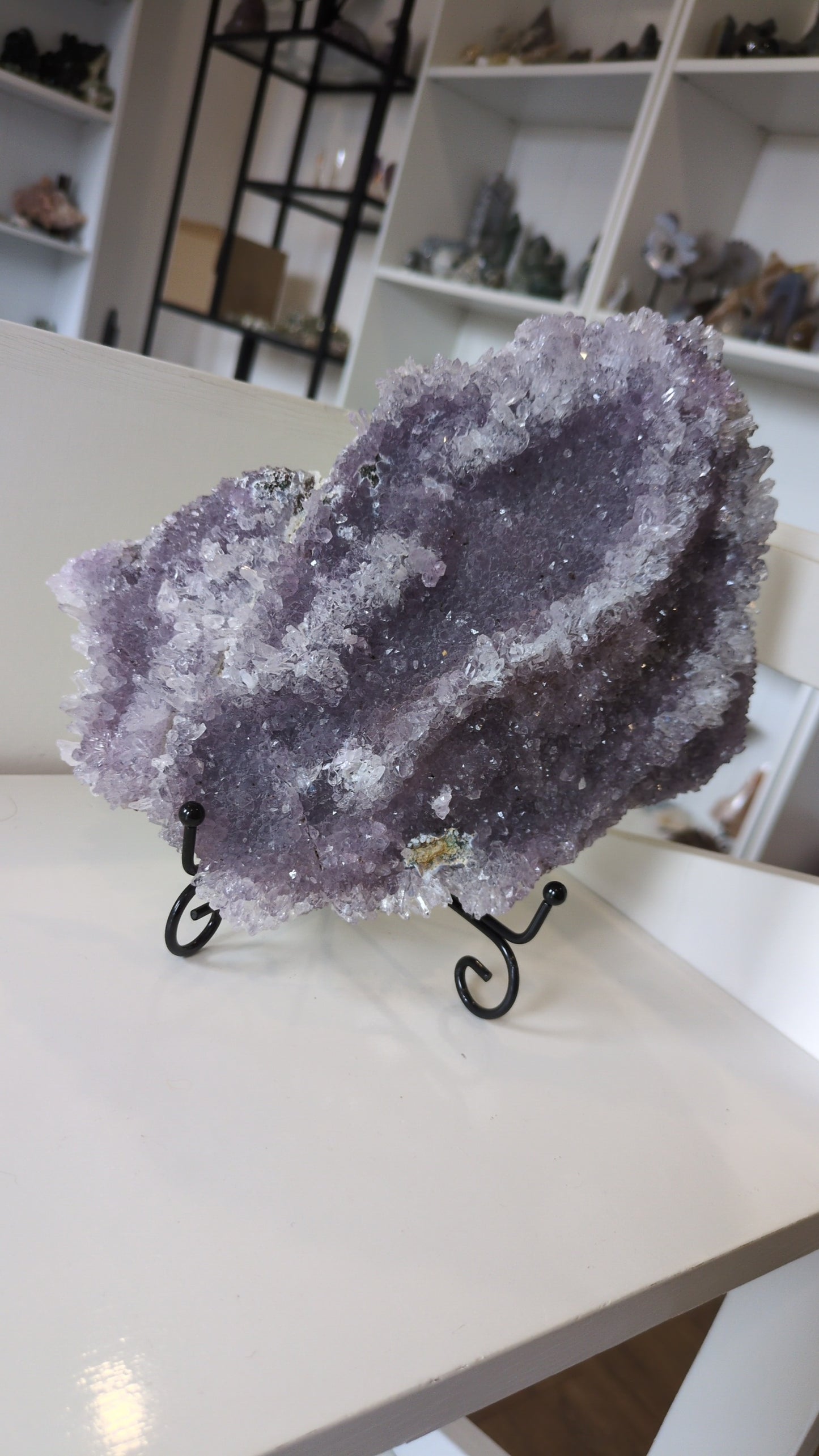 Purple Jasper and quartz slab ✨