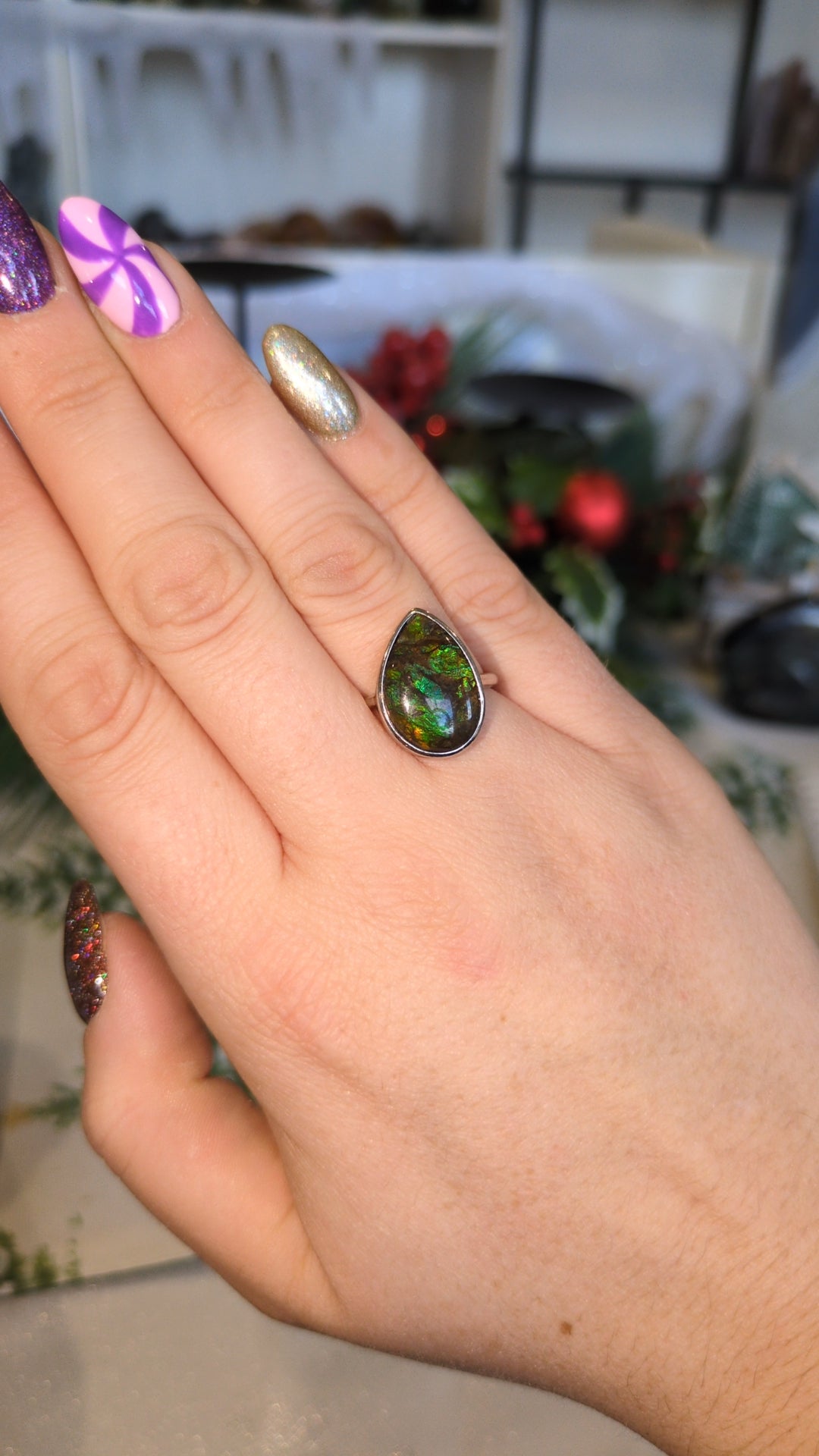 Ammolite ring ✨