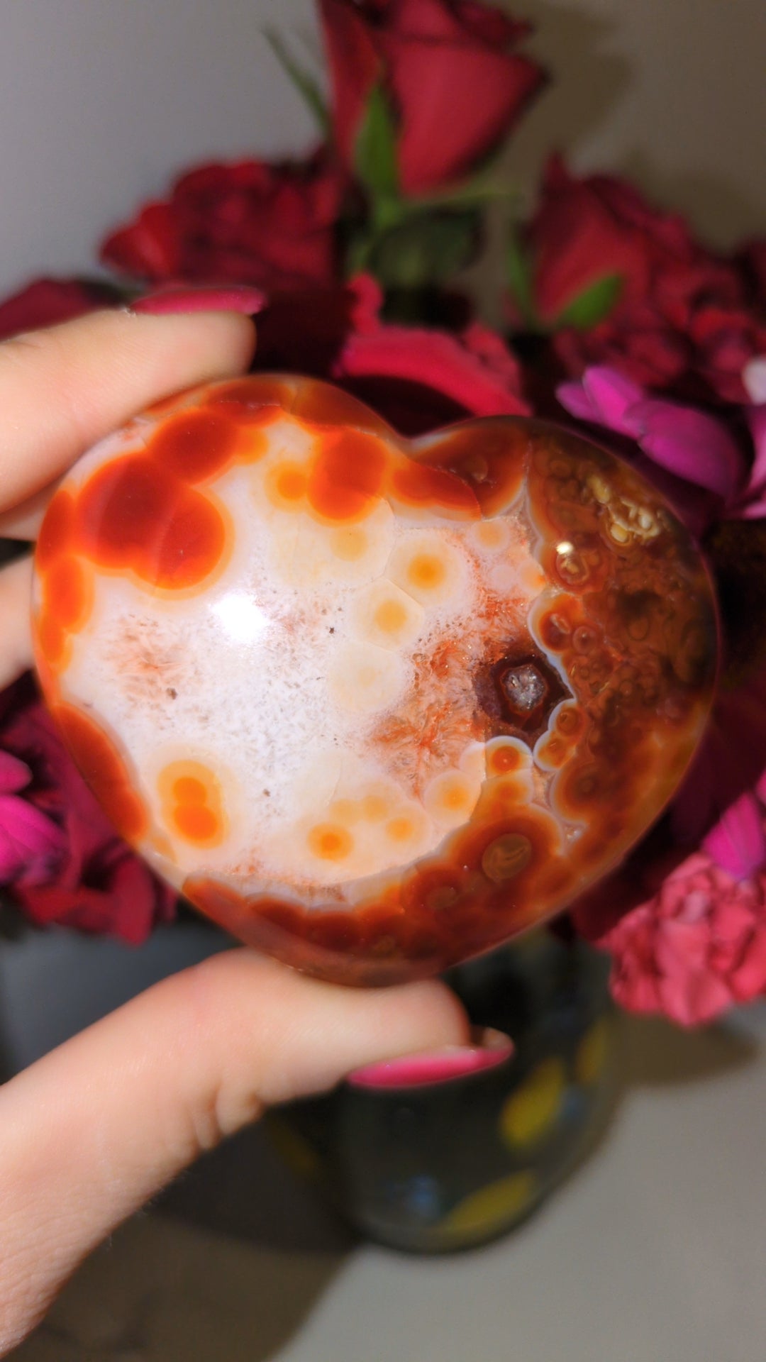 Carnelian heart ❤️ A