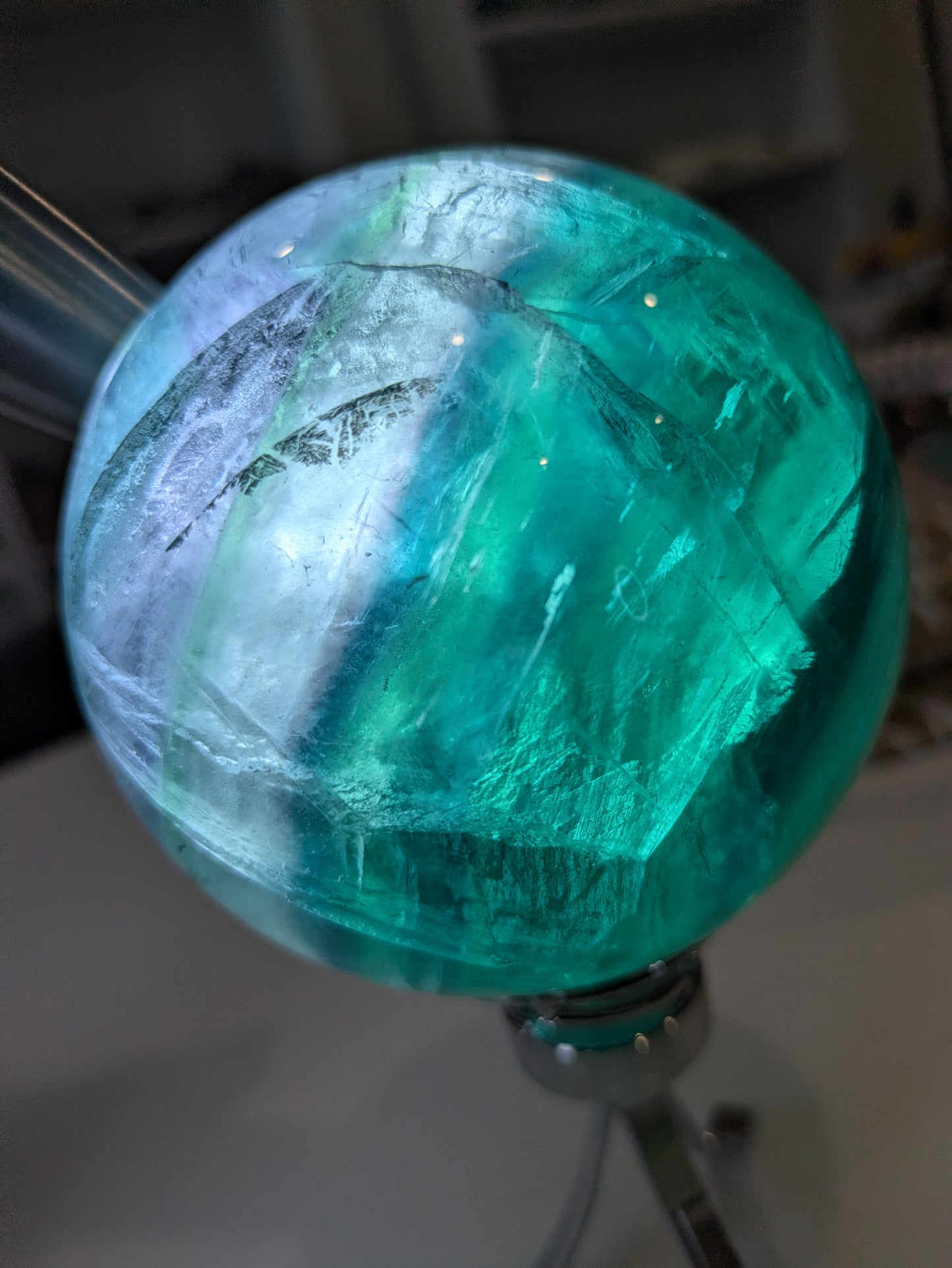 New large flourite sphere ✨