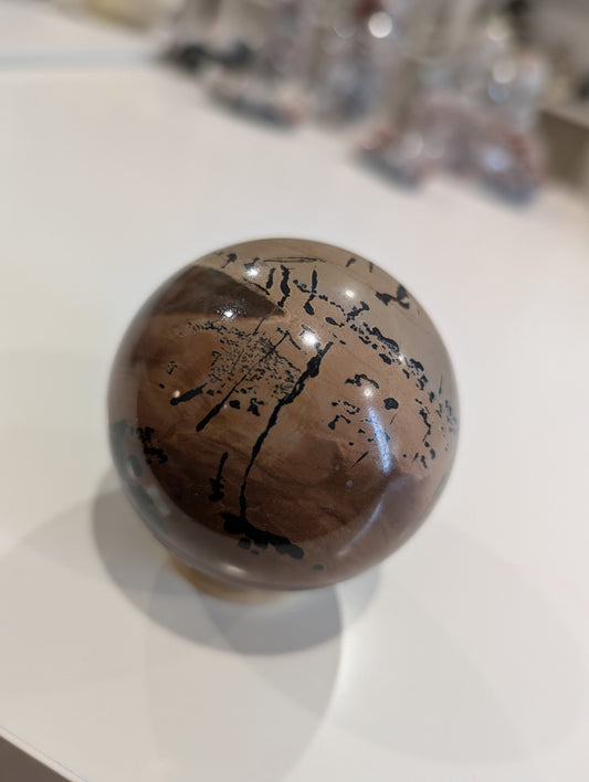 Picture jasper sphere ✨B
