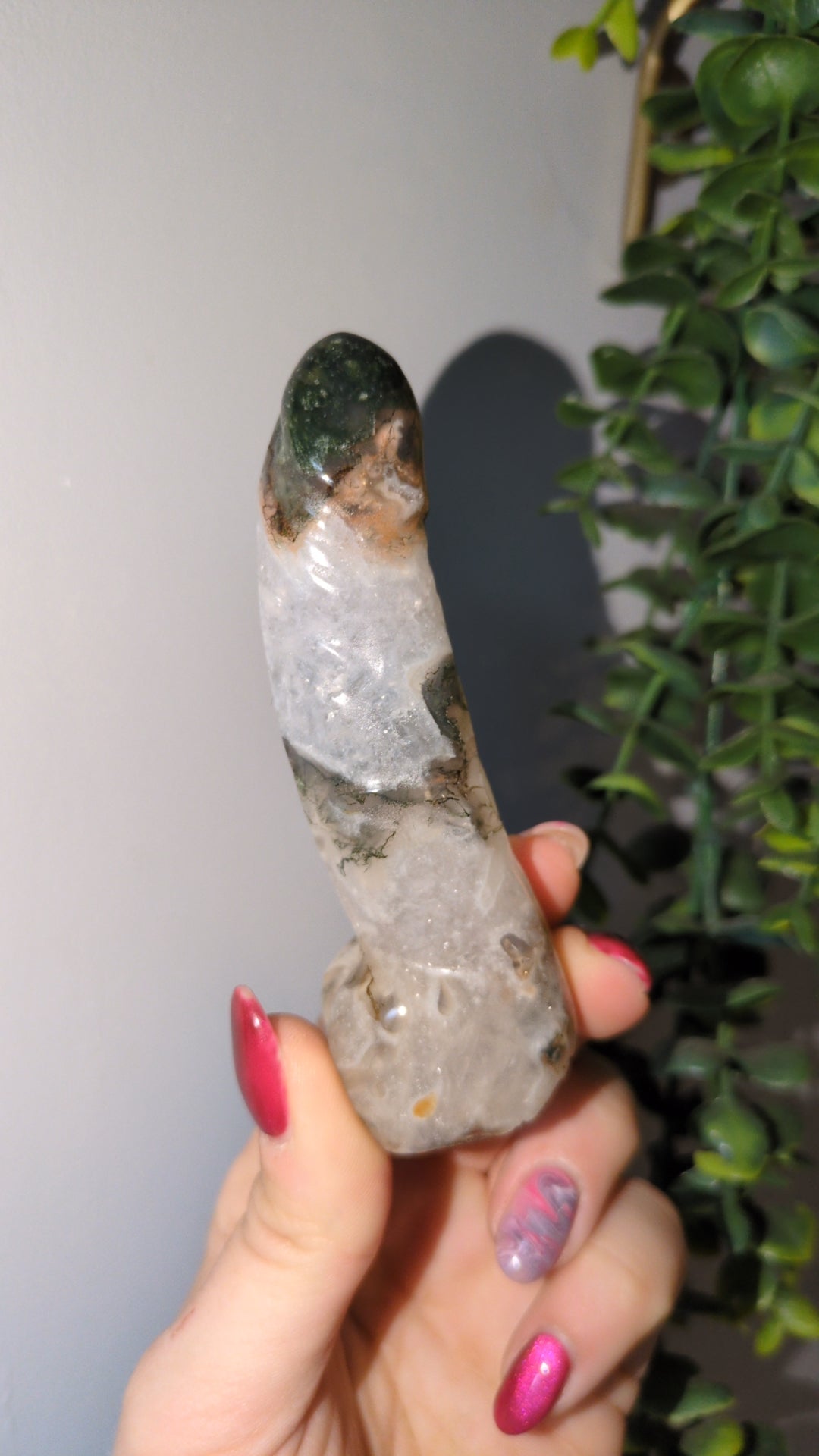 Moss agate ding ✨B