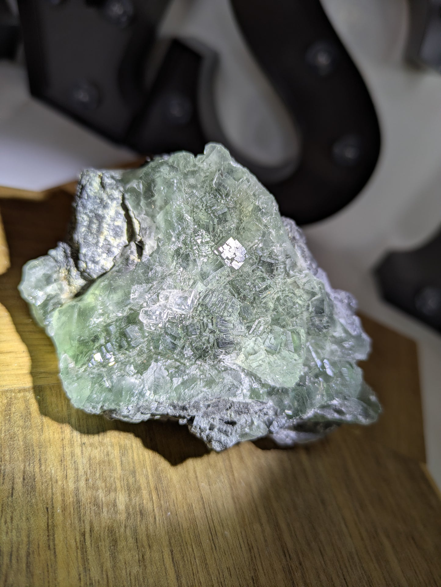 Green flourite from Hunan province ✨